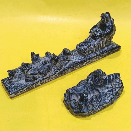 Lupo scultura originale - lupo,