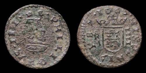 1665 maravedis philips - 1665,, 4
