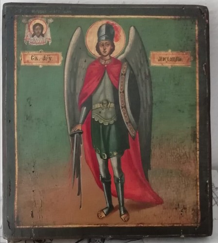 Antica icona russa arcangelo - russa, "arcangelo