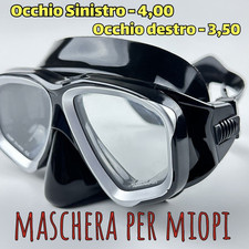 maschera subacquea per miopia