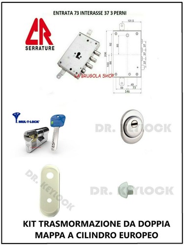 Kit serratura completo per - kit,
