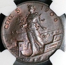 1908 NGC MS 64 Italy 5