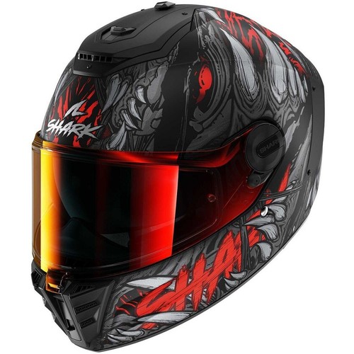 Casco moto integrale - casco, fibra