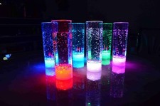 Set 2 bicchieri LED long drink