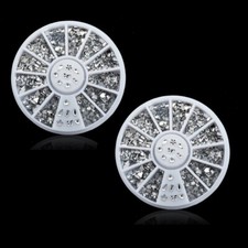 2 Scatole Decorazione Nail Art