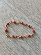 BRACCIALE ORO E CORALLO