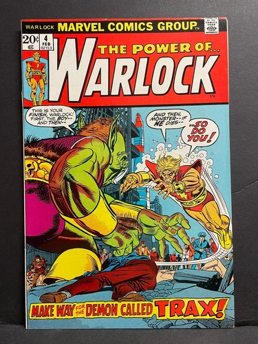 Warlock nm 1973 fumetto - #4, vf/nm