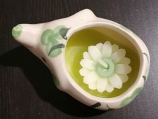 Stock candele elefante profumate in ceramica aroma limone