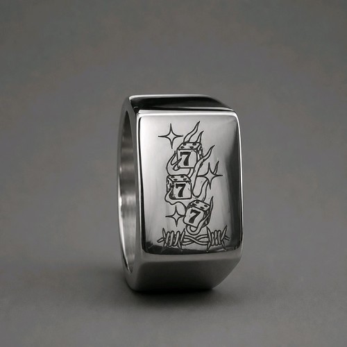 Anello sigillo dadi - anello,