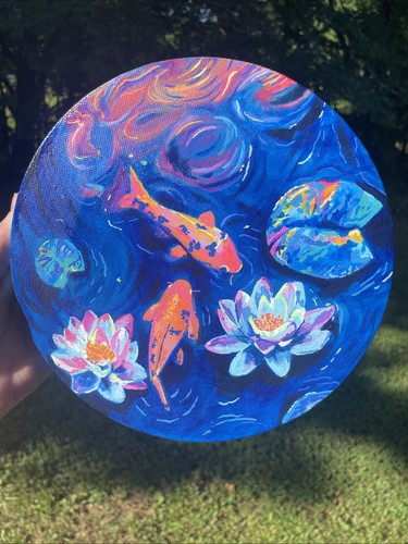 Quadro originale koi pesce - originale, e