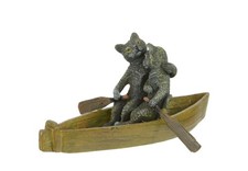 Una scultura bronzo - in,