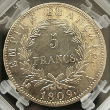 5 Francs Napoléon Empereur