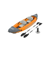 Bestway Lite-Rapid Kayak Gonfiabile con 2 Posti - Arancione/Nero