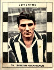 figurina calciatori imperia 1963/64 # 70 LEONCINI GIANFRANCO JUVENTUS