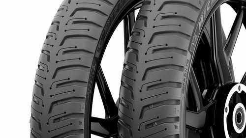 Coppia gomme scooter - , 100/80/16