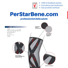 Ginocchiera elastica con Fibra di Carbonio e Taping Integrato Tenortho TO3111
