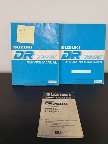 Manuale officina suzuki dr750s - manuale,