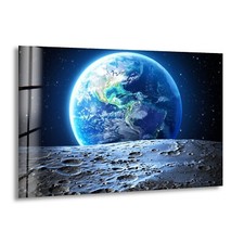 Arte da parete in vetro Terra