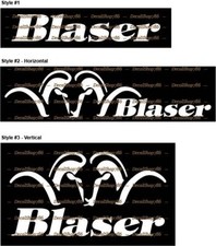 Blaser armi da fuoco - caccia/sport all'aperto - decalcomanie vinile fustellato peel n' stick