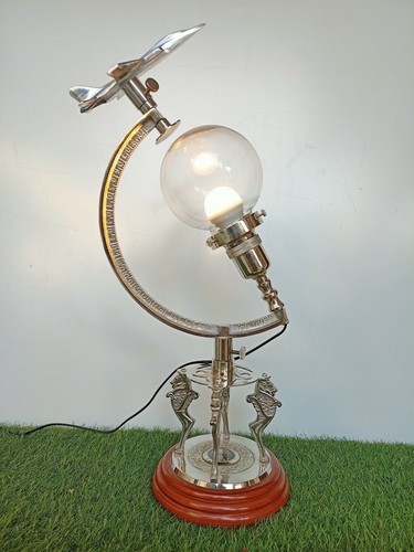 Antica lampada tavolo con - lampada, da