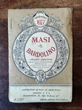 Etichette BARDOLINO MASI VINO 1977 Italia Collection Leggere Descrizione 