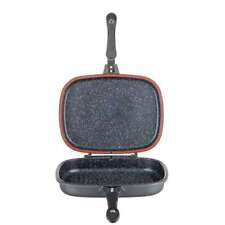 BISTECCHIERA 32 CM CON COPERCHIO MULTIFUNZIONE IN PIETRA ANTIADERENTE