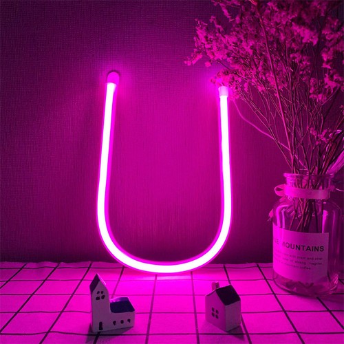 Lettera neonica led pink - lettera,