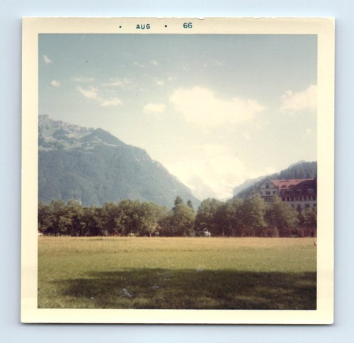 Vecchia foto vintage quadrata