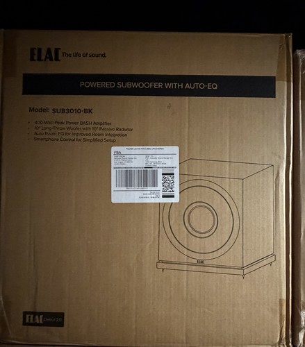 Elac sub3010 subwoofer - elac,