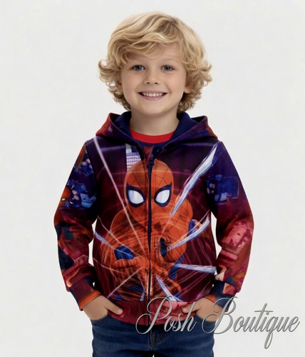 Spiderman felpa con cappuccio - felpa,