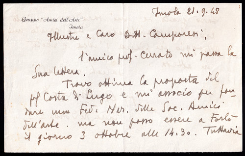 Settembre 1948 autografi - settembre, 1948-autografi