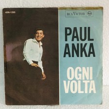 PAUL ANKA OGNI VOLTA / STASERA RESTA CON ME 7" 45 RPM 1964 RCA VICTOR ITALY