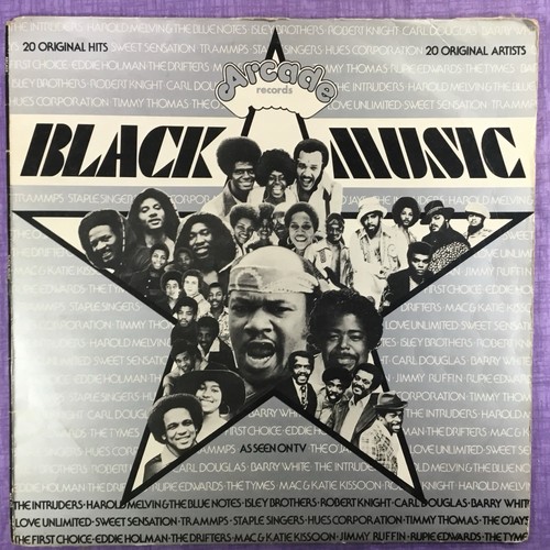 Black music vinyl - 12", lp