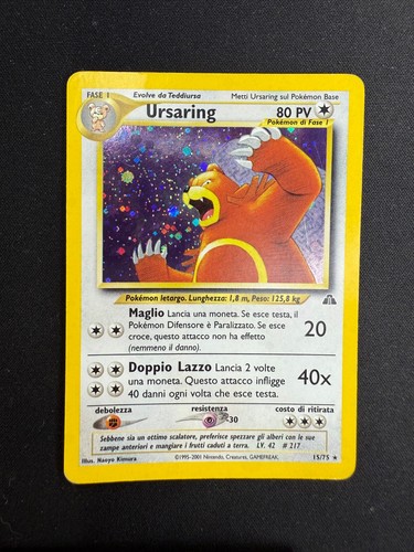 Pokemon ursaring neo - pokemon,