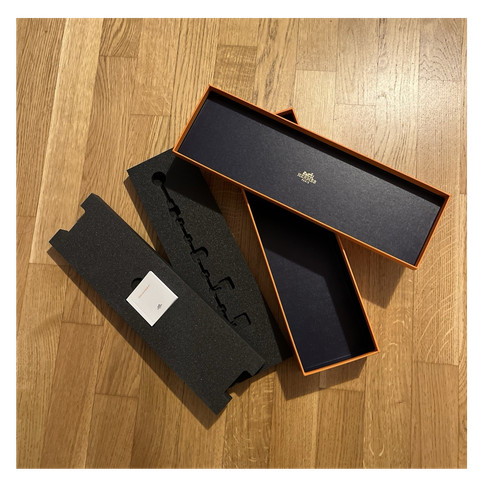 Hermès blu scatola vuota - hermès,