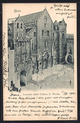 Bari facciata della - chiesa, s