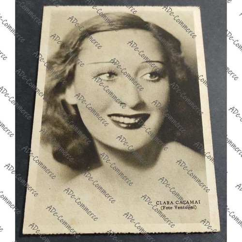 Cartolina attrice clara - cartolina,