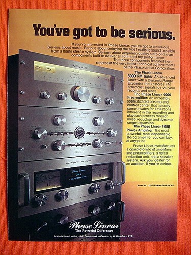 Phase linear 700b - linear, amp,