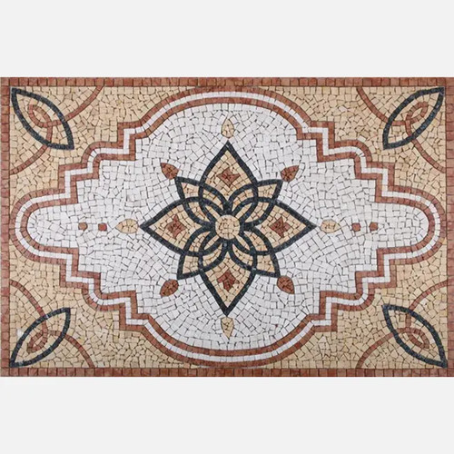 Rosone mosaico marmo 120 - mosaico,
