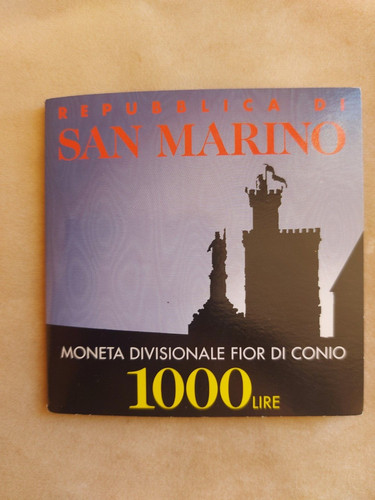 Moneta divisionale fdc - divisionale, 1000