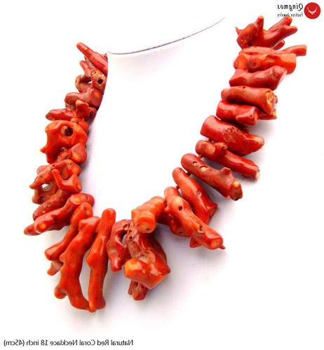 Collana corallo rosso