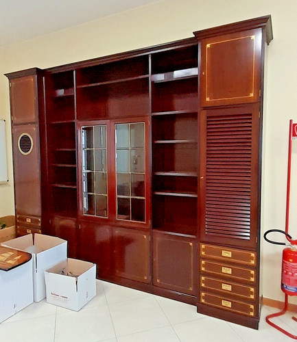 Libreria mogano stile - libreria,