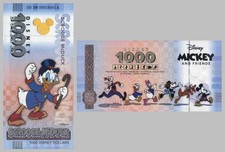 Biglietto ricordo Topolino e