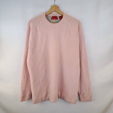 Maglione Izod in puro cashmere colore rosa taglia L da uomo