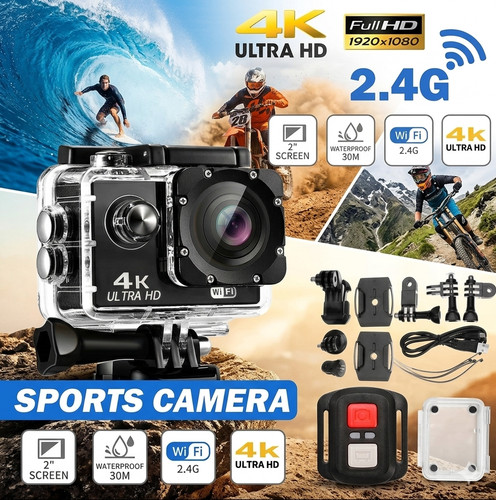 Action camera wifi sport - action,