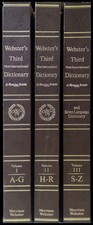 Webster's third new international dictionary and seven language dictionary