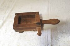 Antico stampo '800 apribile scomponibile forma artigianale in legno per burro