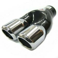 Doppio scarico cromato tubo - doppio,
