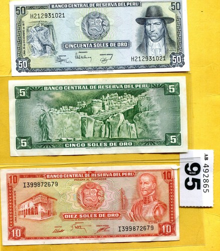 Lotto banconote del - di, 3