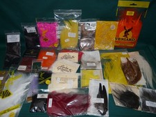 Grande lotto materiali per legatura a mosca di Slater Veniard tutti i tipi GUARDA